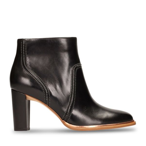 Clarks Womens Ellis Betty Ankle Boots Black | UK-7810963 - Click Image to Close